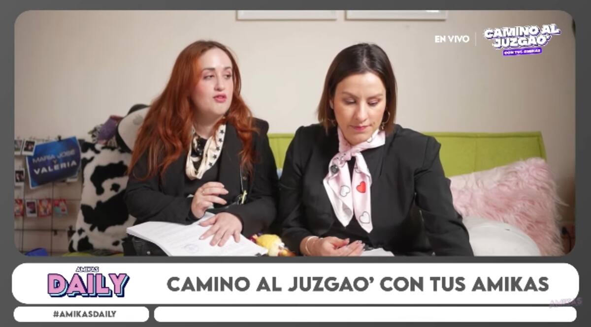 Las presentadoras aprovecharon la ocasión para ofrecer una transmisión especial.