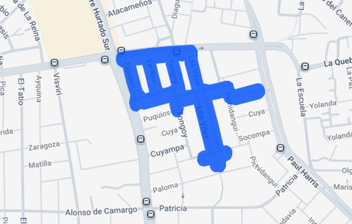 El corte de luz en este sector está programado hasta las 15:30 horas. Foto: Enel.