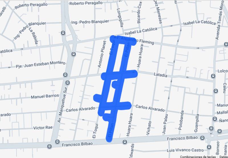 Este sector se verá afectado por corte de luz.