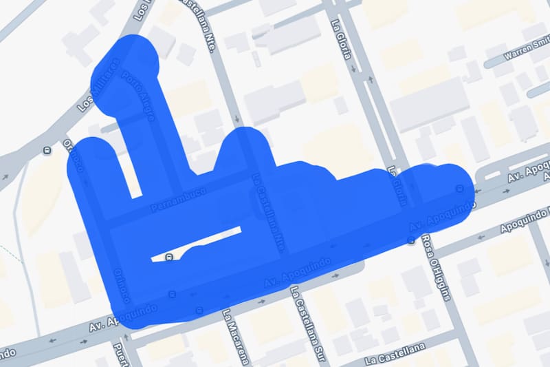 En este sector también se interrumpirá el servicio durante el día domingo. Créditos: Enel.