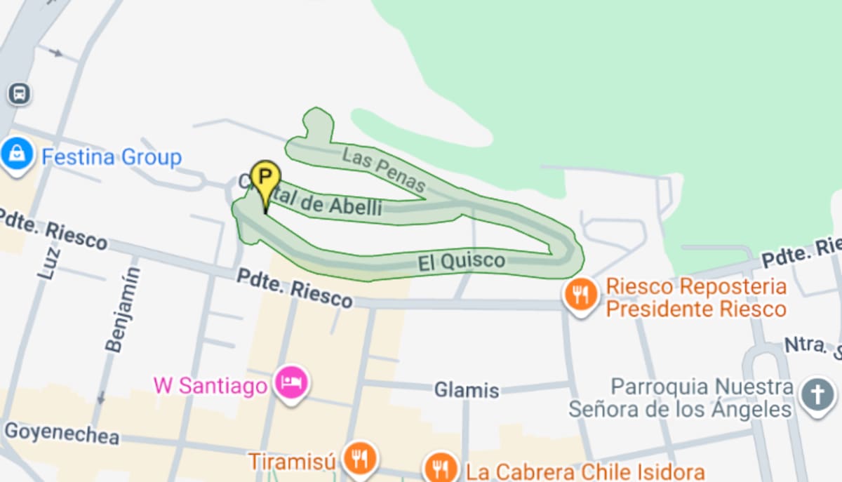 El corte en este sector iniciará a las 15:00 horas. Foto: Aguas Andinas.