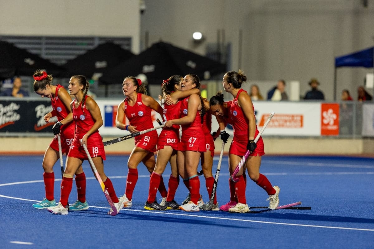 Se levantaron tras holgada caída ante Países Bajos. Foto: Chile Hockey.