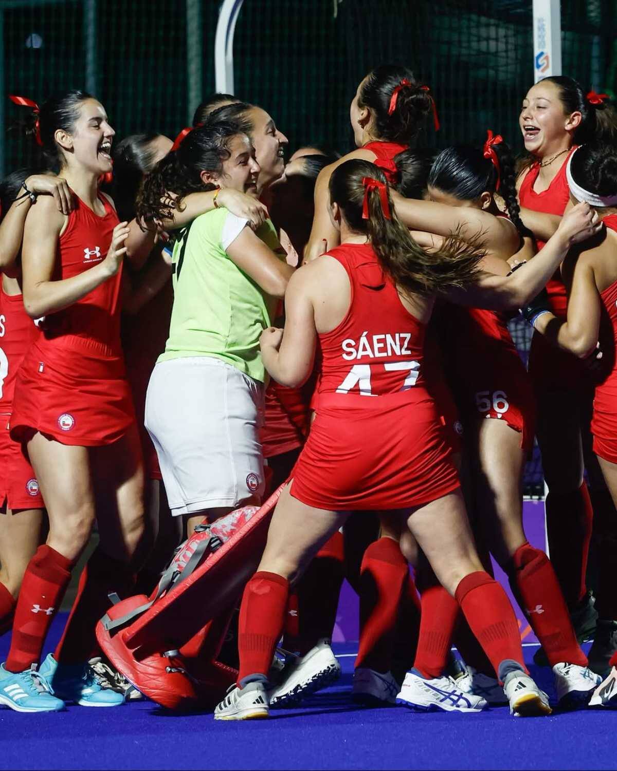 Debutan con Países Bajos en el Nacional. Foto: @chilehockey