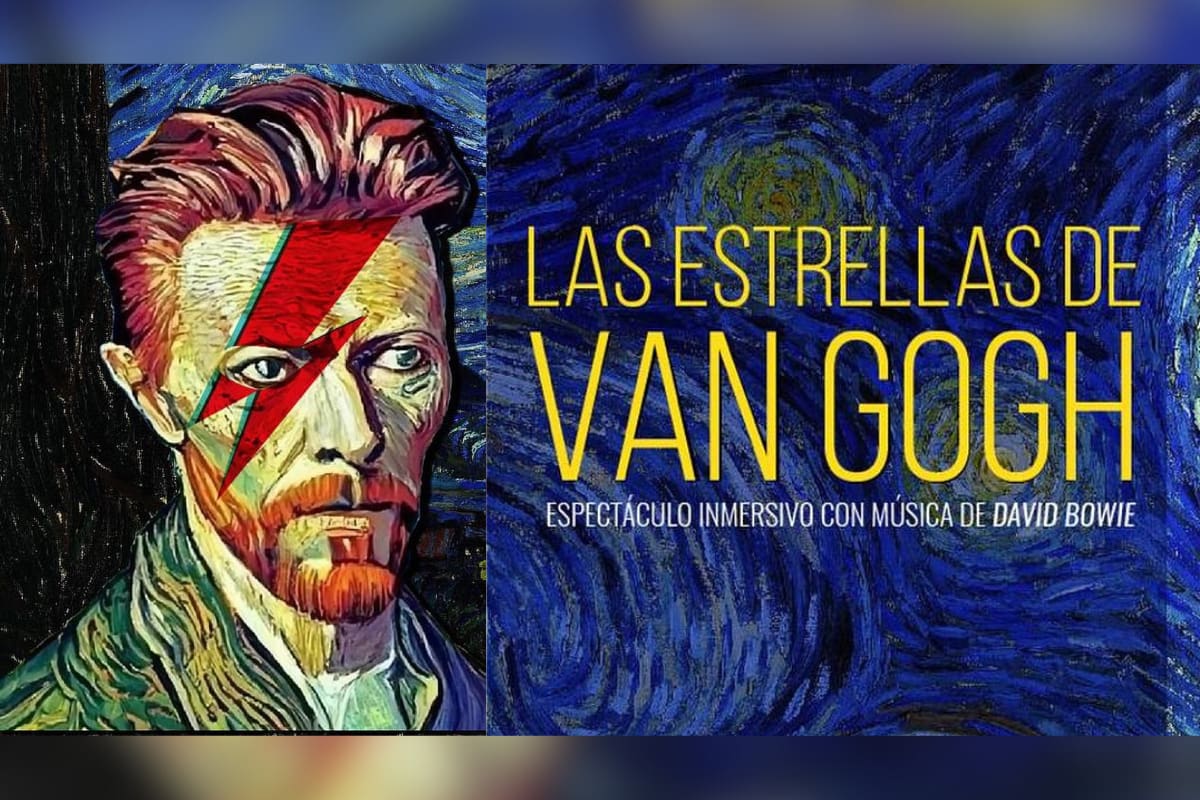 El espectáculo mezcla las principales obras del artista con la música de David Bowie. Créditos: Planetario.