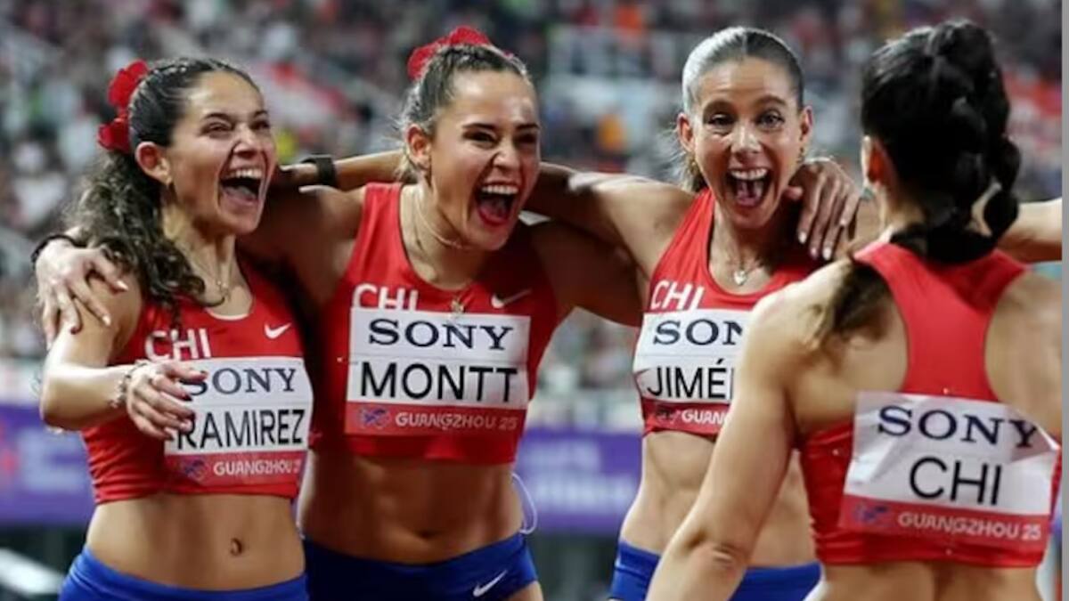Notable actuación: Las Pumas estuvieron a un paso del Top 10 en la posta 4x100 del Mundial de Atletismo