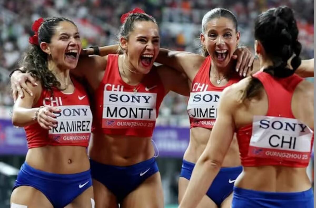 Notable actuación: Las Pumas estuvieron a un paso del Top 10 en la posta 4x100 del Mundial de Atletismo