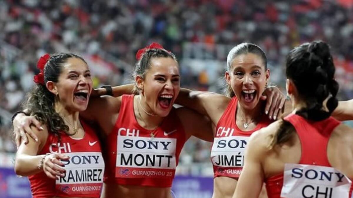 Así son Las Pumas: el equipo de relevo femenino de 4x100 que quiere seguir haciendo historia en el atletismo chileno
