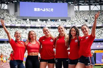 Las Pumas a la pista: Hora y dónde ver HOY a las chilenas en el relevo 4x100 del Mundial de Atletismo