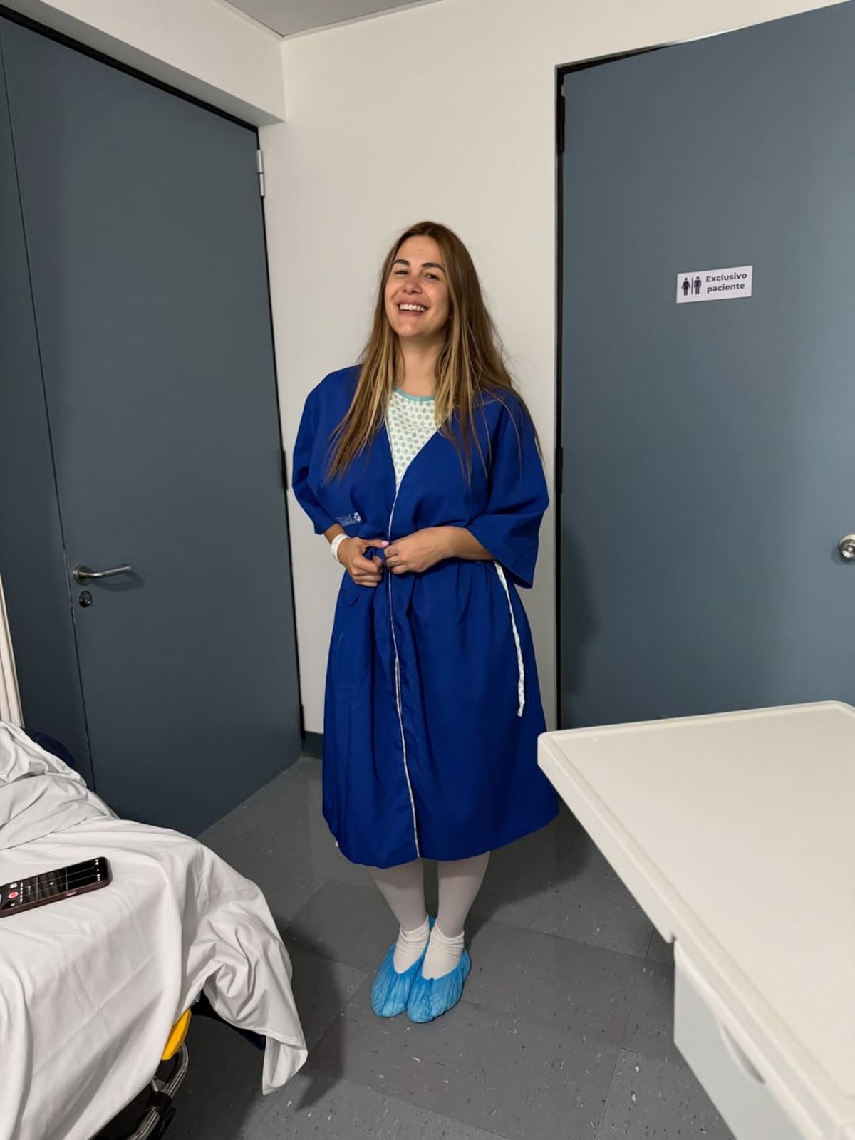 La modelo preocupa desde la clínica.