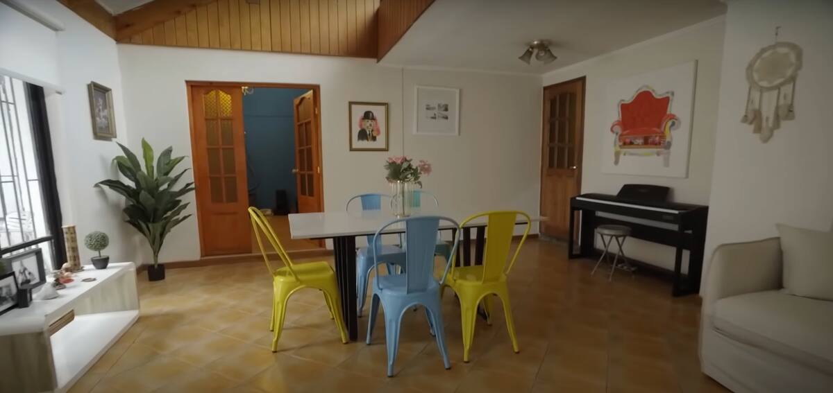 Laura Prieto mostró su casa.