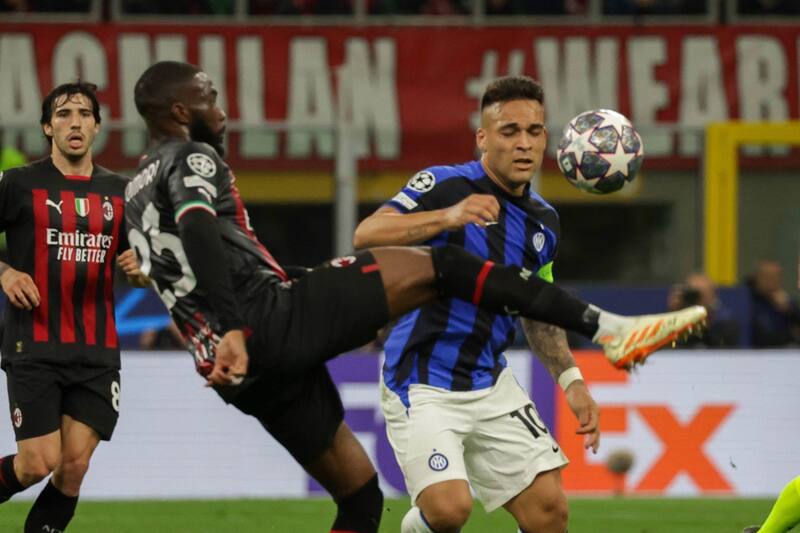 Inter venció al Milan en Champions League