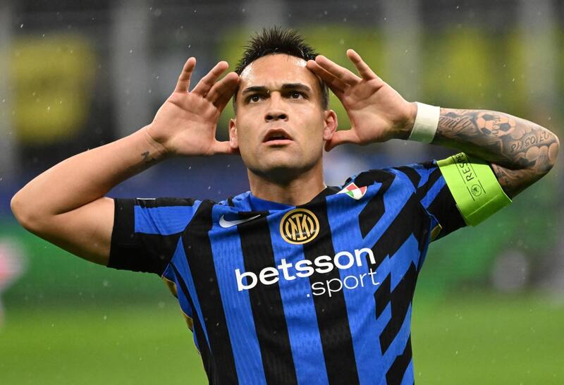 Lautaro Martínez, delantero de Inter de Milán. EFE