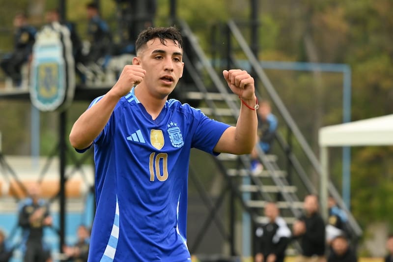 jugando por la Selección Argentina. Foto: @Argentina.