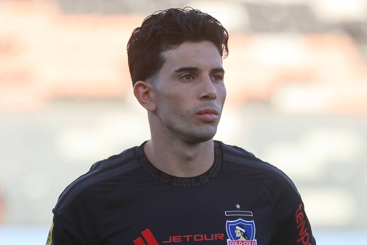 El extremo en el amistoso de Colo Colo ante Unión Española. Foto: Agencia Aton.