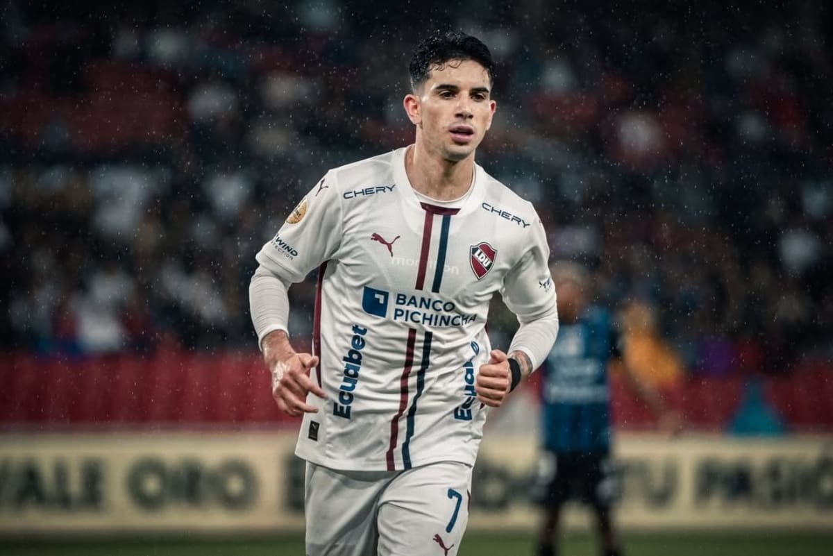 El extremo no tuvo un buen rendimiento en Liga de Quito. Foto: @Ldu_oficial.