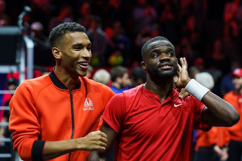 Felix Auger-Aliassime y Francis Tiafoe fueron parte del equipo Internacional que ganó por primera vez la Laver Cup. Ambos volverán este año en Canadá.