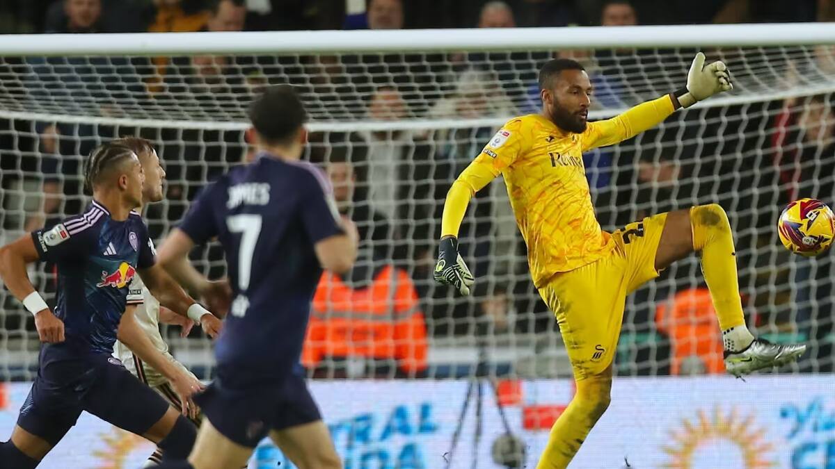 VIDEO | Con un insólito autogol incluido: la tarde de pesadilla de Vigouroux en Inglaterra ante el Leeds