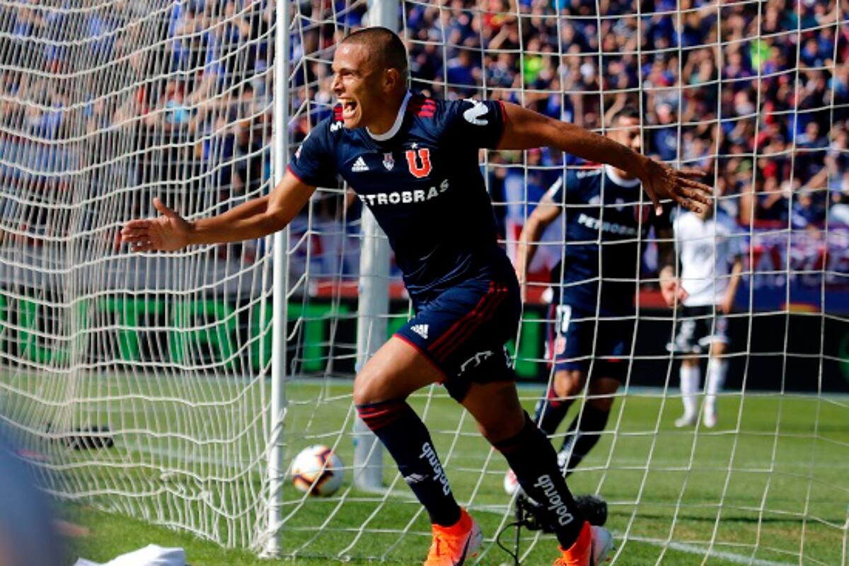 EL día en que Leandro Benegas le marcó a Colo Colo, en mayo de 2019.