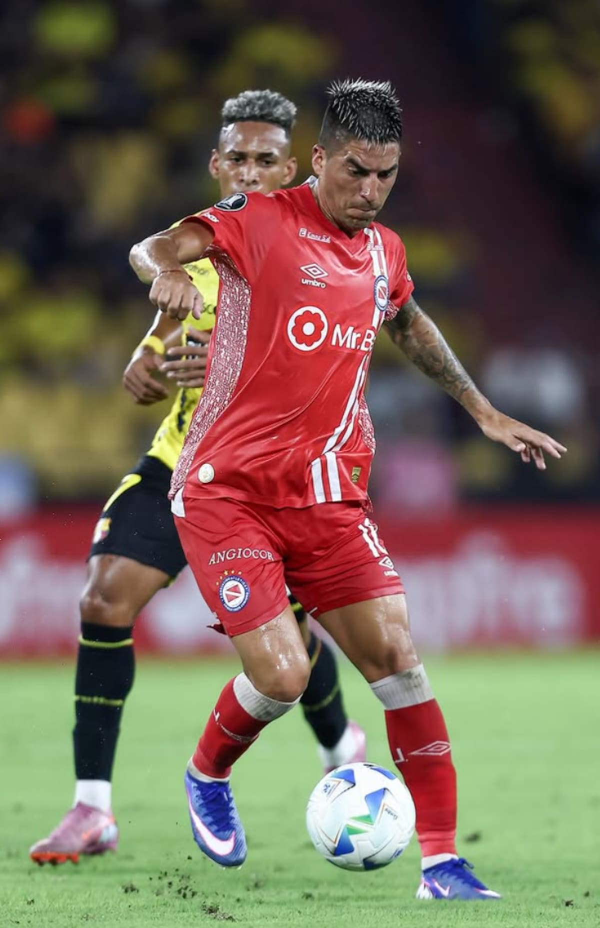 No suma goles en Argentinos Juniors.