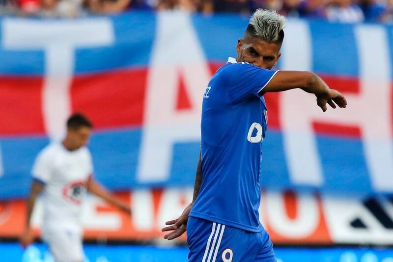 La U analiza sanciones para el delantero argentino.
Jonnathan Oyarzun/Photosport