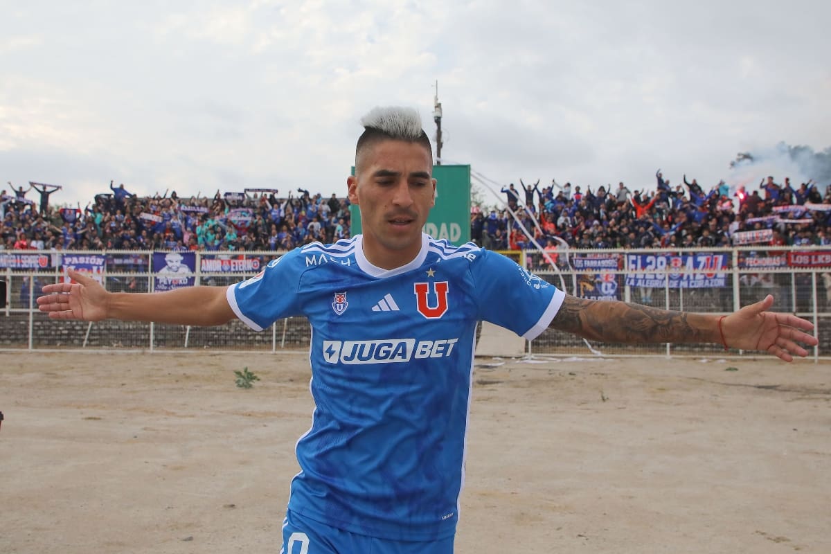 , delantero de Universidad de Chile. Foto: Agencia Aton.