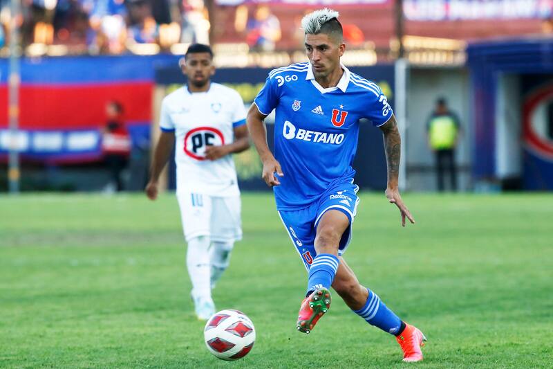 Leandro Fernández se perdió el partido de Club Universidad de Chile ante Cobresal. Crédito: Agencia Aton.