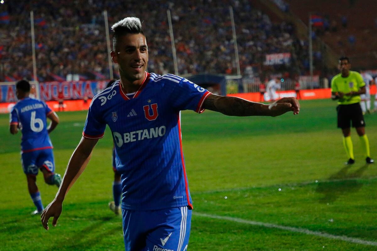 El delantero argentino suma tres goles en el inicio de temporada con la U.
Marcelo Hernandez/Photosport