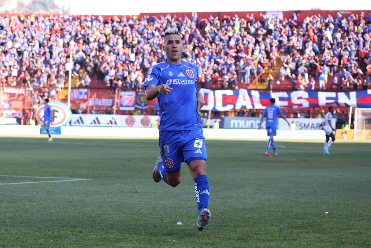 El argentino fue la figura de la U. Foto: Agencia ATON.