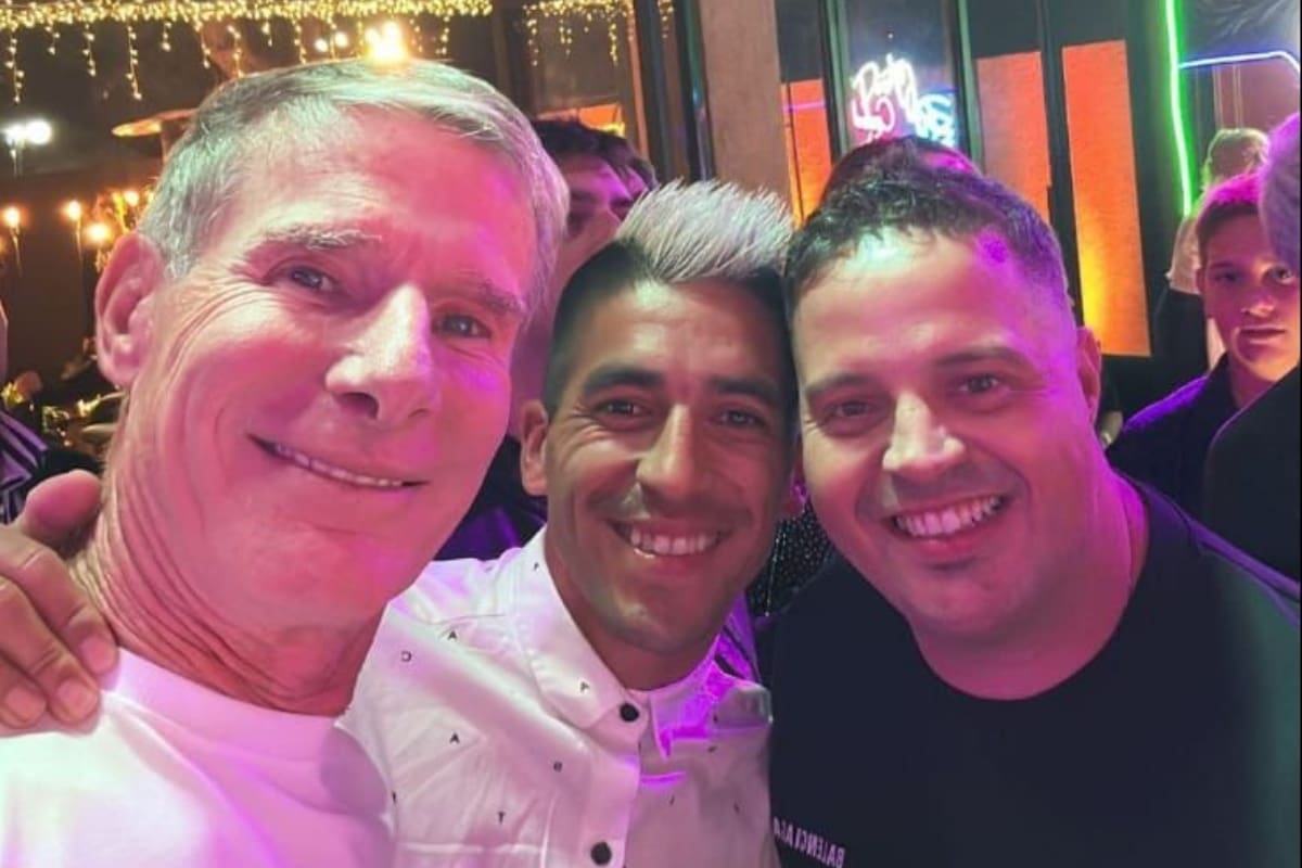 El delantero de la U subió esta imagen a redes sociales durante la noche del viernes.