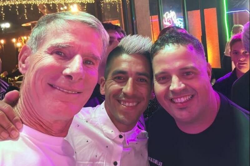 El delantero de la U subió esta imagen a redes sociales durante la noche del viernes.