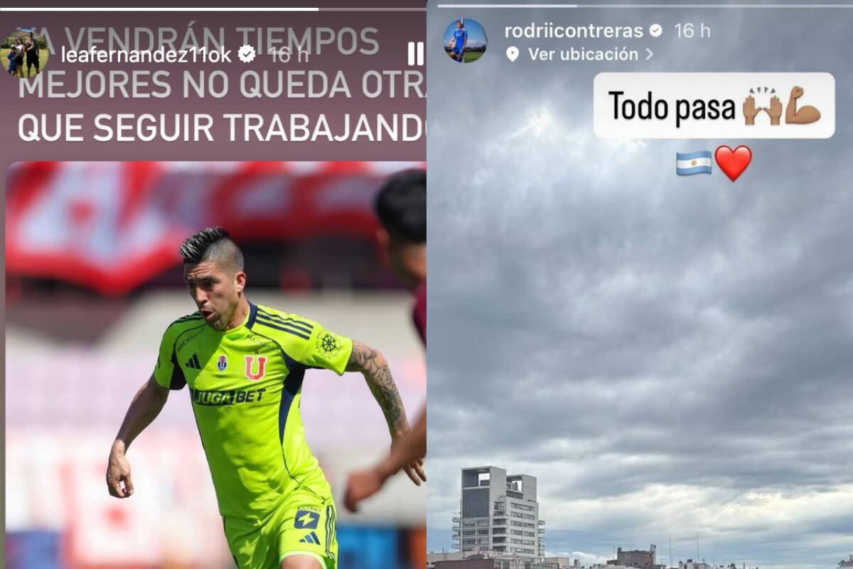 El mensaje de ambos jugadores en redes sociales.