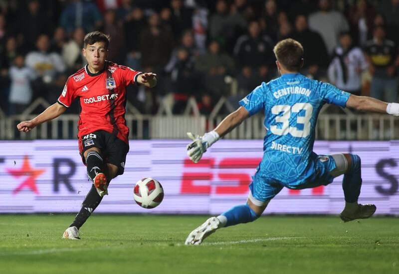 Leandro Hernández debutó con gol en Colo Colo en el amistoso frente a River Plate.