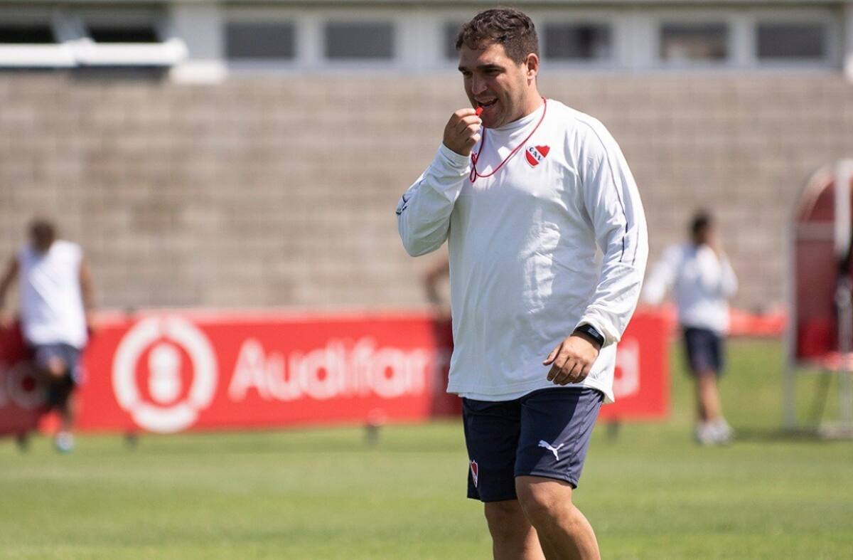 Leandro Stillitano duró cuatro meses como entrenador de Independiente de AVellaneda.