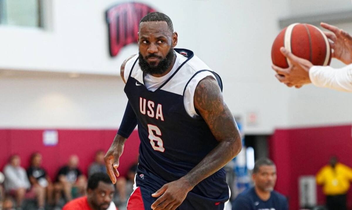 LeBron será el líder del Dream Team en París 2024. Créditos: @kingjames.
