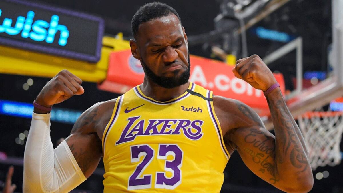 El "King" va por su quinto título, y segundo con Los Angeles Lakers.