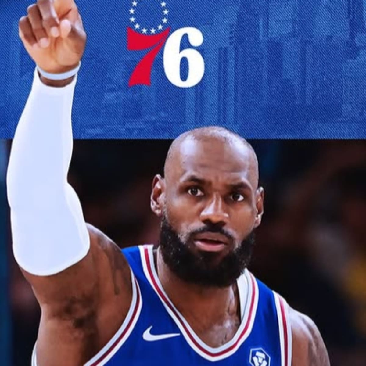 VIDEO | Oficial: Philadelphia 76ers presentó a LeBron James