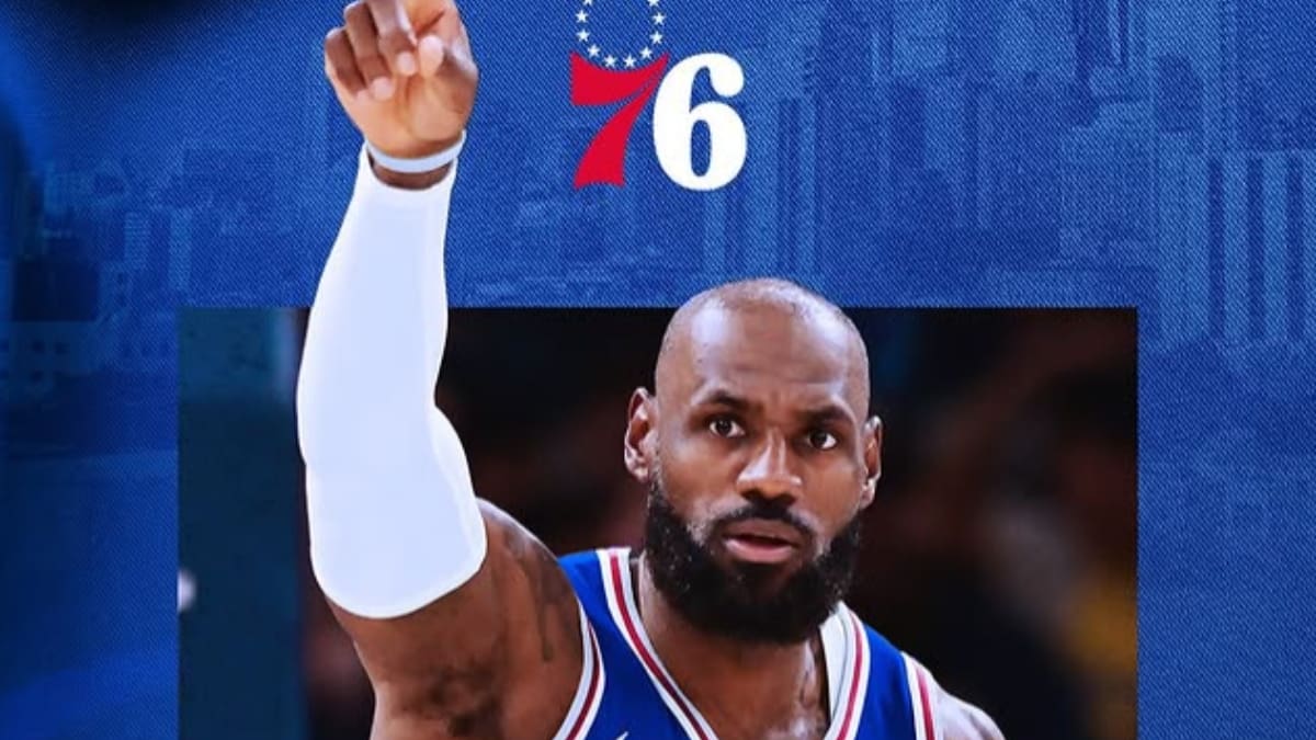 VIDEO | Oficial: Philadelphia 76ers presentó a LeBron James