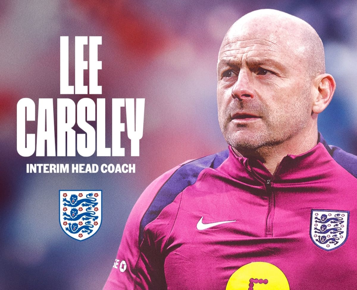 Inglaterra anunció a su nuevo entrenador interino. Créditos: @england.