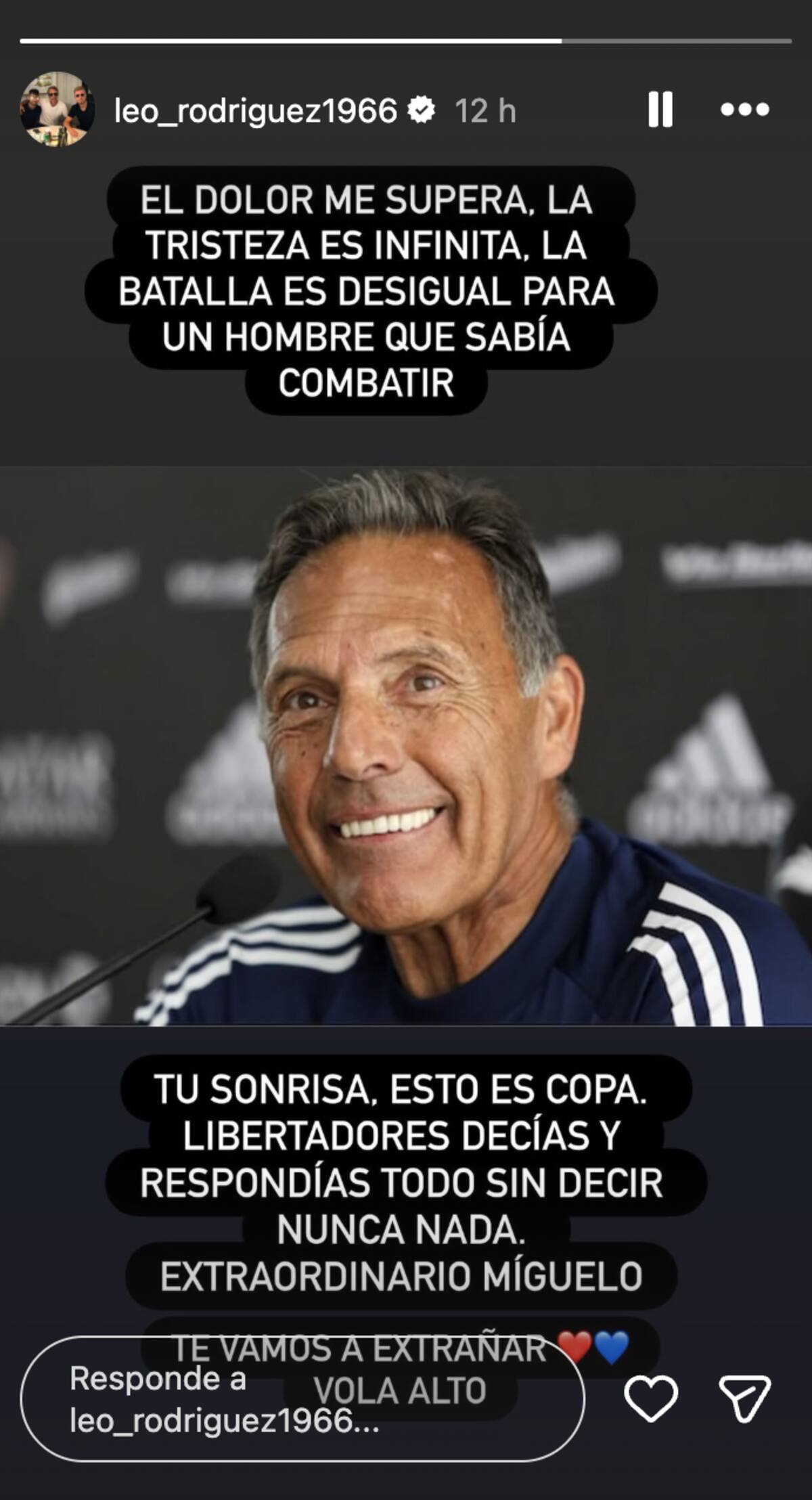 Despidió a Miguel Ángel Russo.