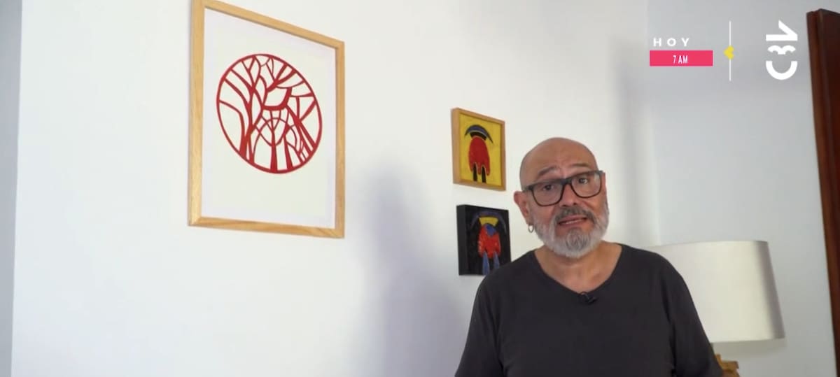Los cuadros elaborados por su pareja / CHV