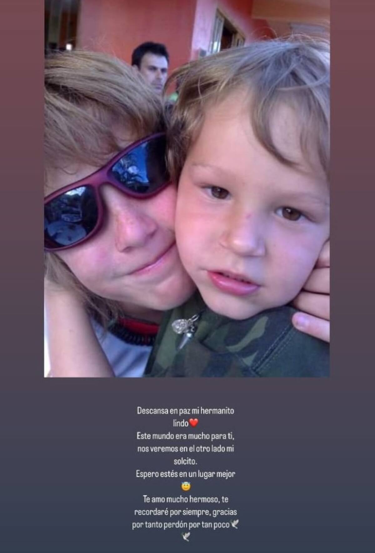 León Reyes dedica emotivo mensaje a su hermano. Créditos: Instagram