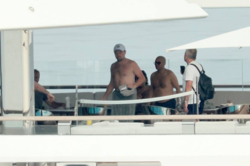 El actor está de vacaciones en la costas de Italia.