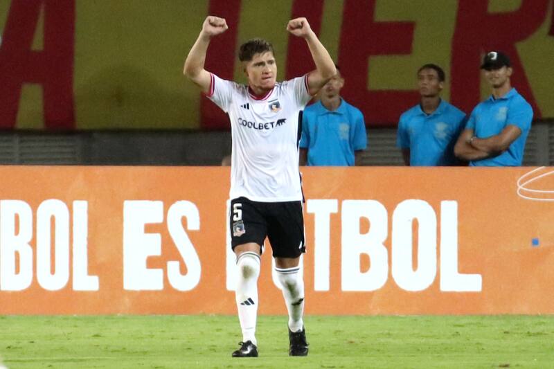 Leonardo Gil anotó el gol de Colo Colo ante Deportivo Pereira.