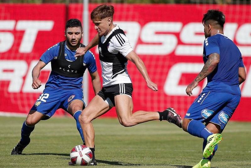 El volante Leonardo Gil participó en la goleada de Colo Colo sobre Barnechea.