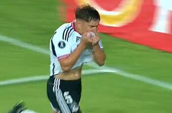 VIDEO | El potente penal de Leonardo Gil para adelantar a Colo Colo ante Deportivo Pereira