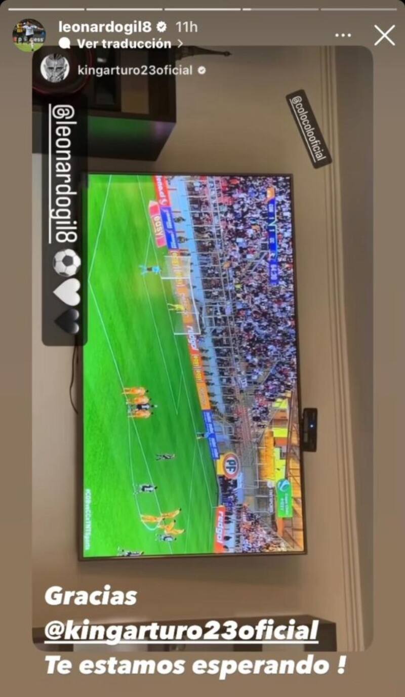 Leonardo Gil le respondió a Arturo Vidal