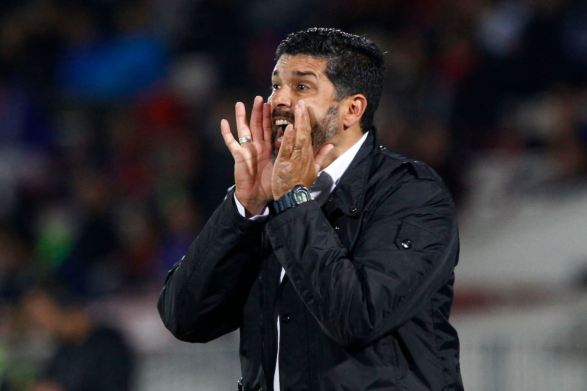 El DT en su paso por Unión La Calera en 2016. Foto: Agencia Aton.