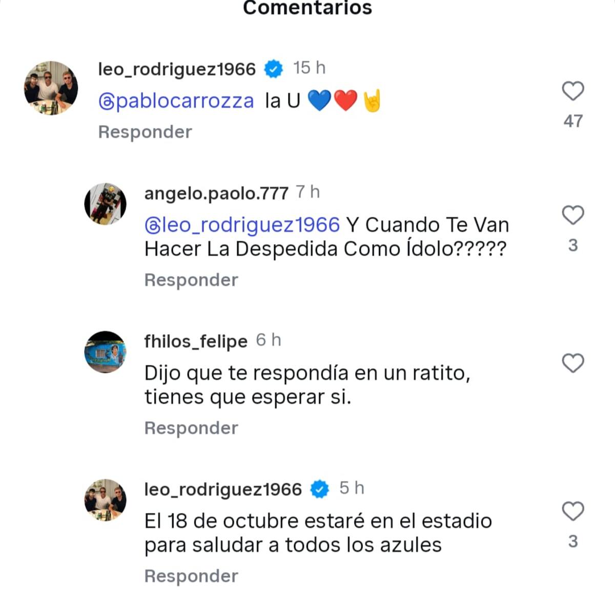 anunció su regreso al Estadio Nacional.