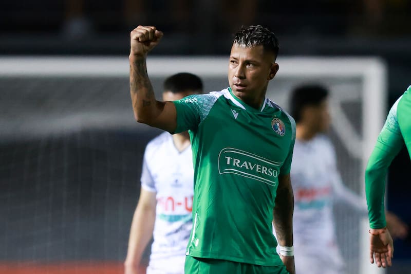 El jugador es la figura de Audax Italiano. Foto: Aton.