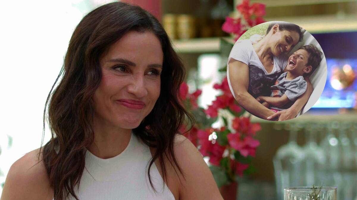 junto a Matteo, quien falleció a los 6 años.